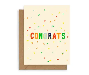 Confetti Congrats Card