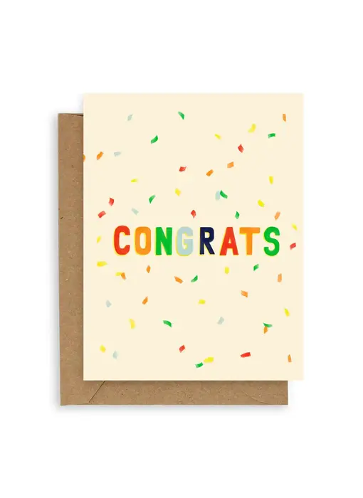 Confetti Congrats Card