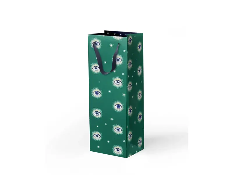 Adelfi Evil Eyes Wine Bag