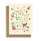 Adelfi Flora Fauna Thank You Card