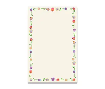 Pansies Large Notepad