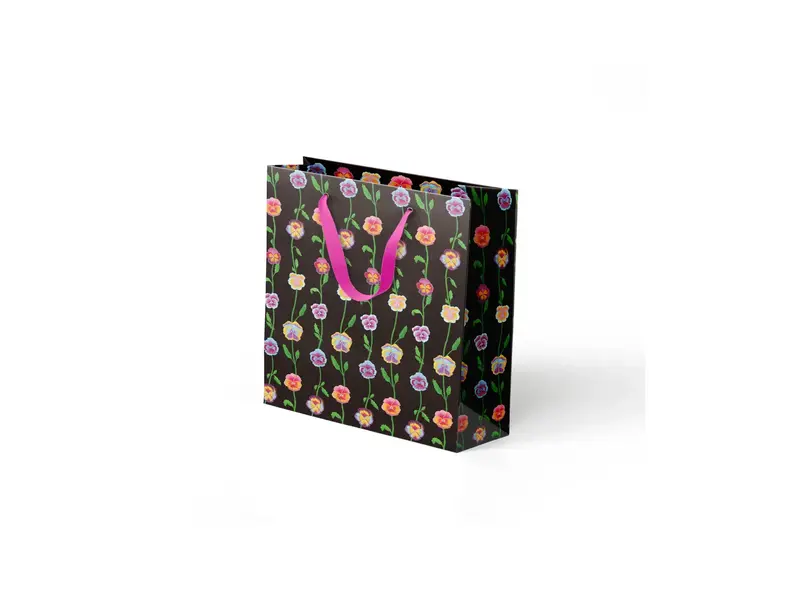 Adelfi Pansies Small Gift Bag