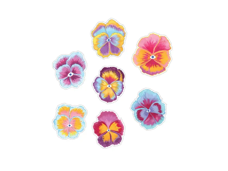 Adelfi Pansies Sticker Pack