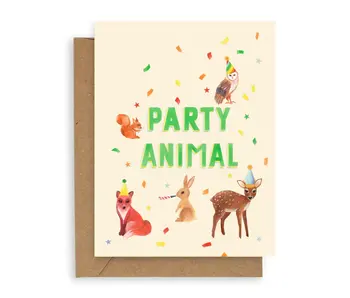 Party Animal Birthday Card
