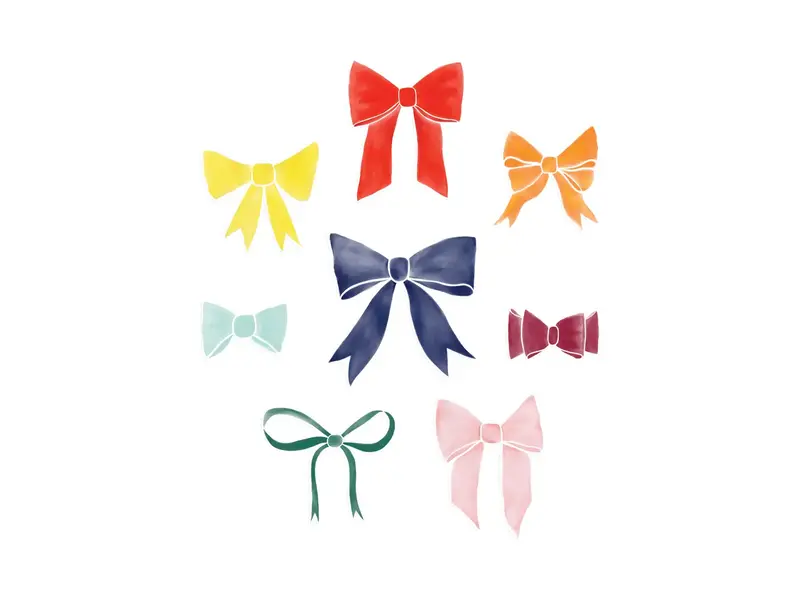 Adelfi Rainbow Bows Sticker Pack