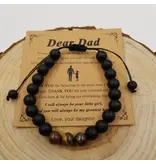 chakra jewelry Dear Dad bracelet