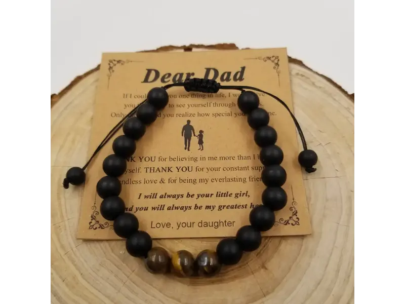 chakra jewelry Dear Dad bracelet