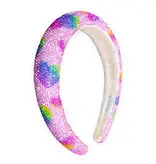Frog Sac Kids Heart Headband - Padded Rhinestone Hair Band
