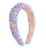 Frog Sac Padded Sprinkles Headband- Light Blue Frog Sac Padded Sprinkles Headband- Light Blue