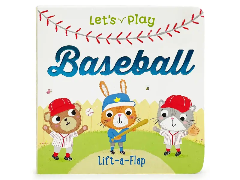 cottage door press Let's Play Baseball Lift-A-Flap Sports Board Book
