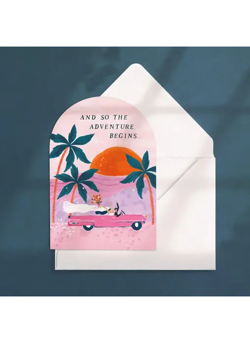 Adventures Wedding Card