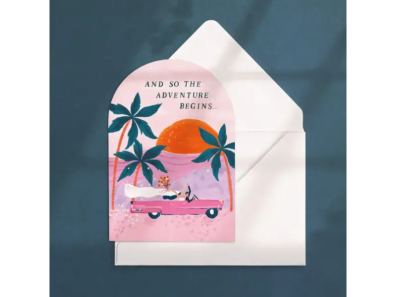 Sister Paper Co. Adventures Wedding Card