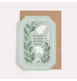Sister Paper Co. Growing Family New Baby Card