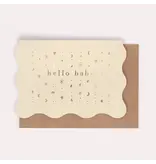 Sister Paper Co. Stars Hello Baby Card