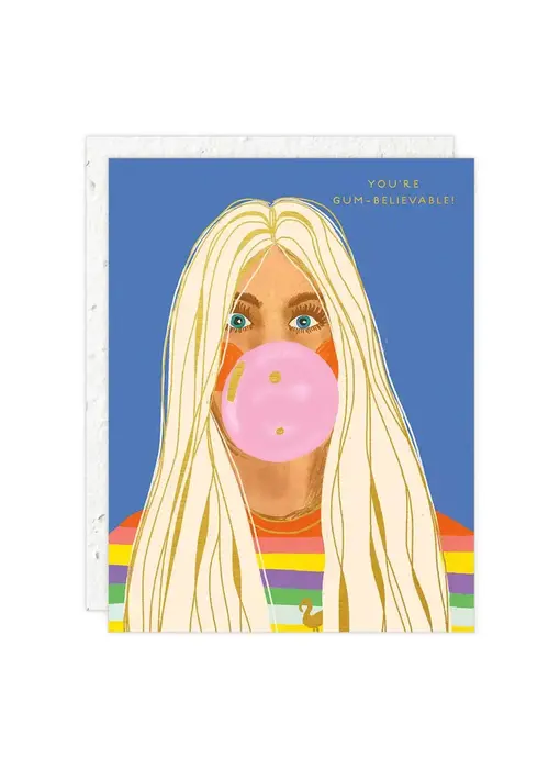 Gum-Believable - Congratulations Card