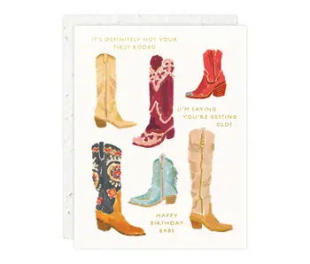 Not Your 1st Rodeo - Birthday Card