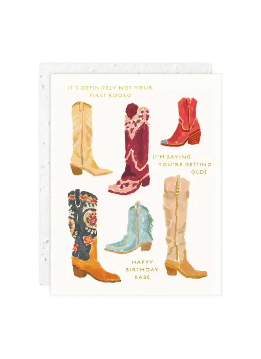 Not Your 1st Rodeo - Birthday Card
