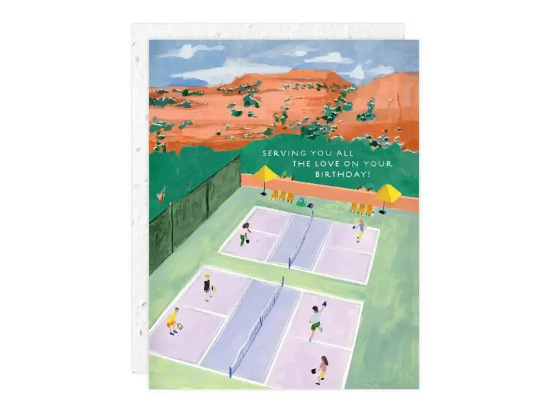 Seedlings Pickleball - Birthday Card