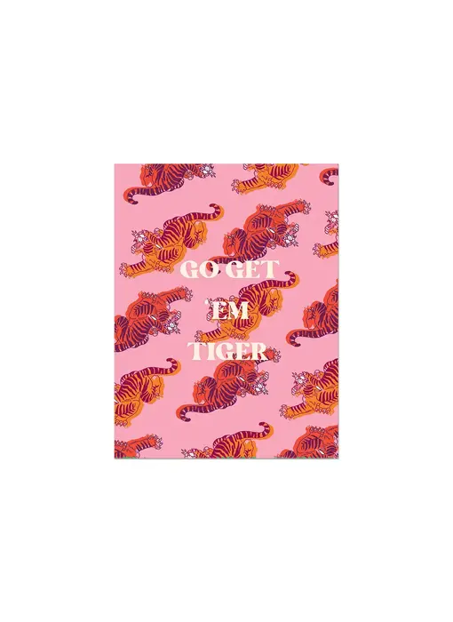 Go Get 'em Tiger | Encouragement Card