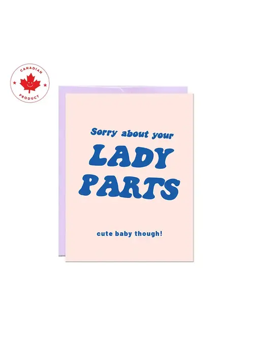 Lady Parts | Baby Card