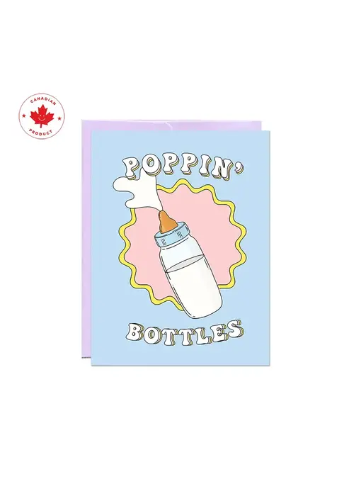 Poppin' Bottles | Baby Card