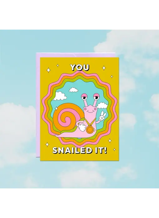 Snailed It! | Encouragement Card