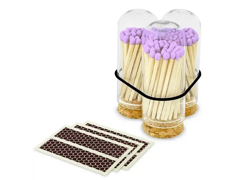Thankful Greetings 2" Matches + Mini Cloche + Strikers