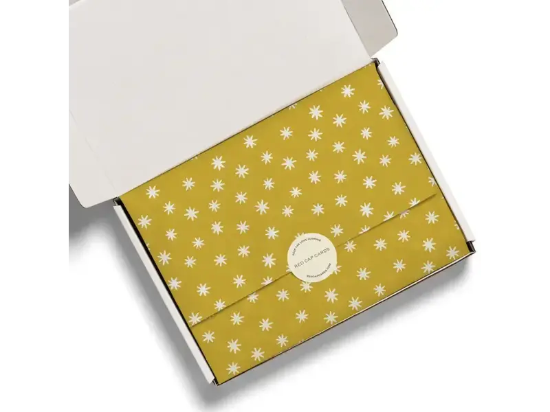 Red Cap Cards Asterisk Tissue Paper