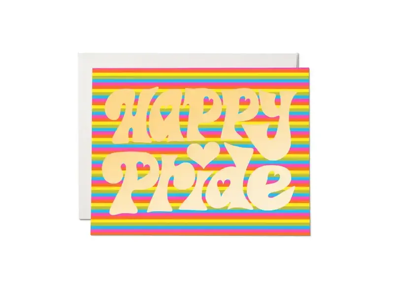 Red Cap Cards Happy Pride Greeting Card