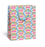 Red Cap Cards All Over Rainbows Gift Bags Large