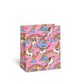 Red Cap Cards Unicorn Queen Gift Bags Medium