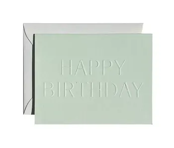 Happy Birthday No. 10 - Pistachio