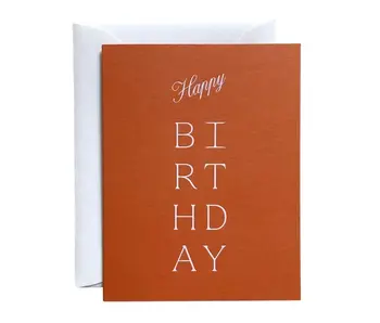 Happy Birthday No. 29 - Rust
