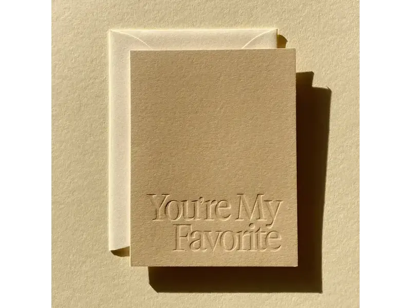 Jaymes Paper You're My Favorite No. 03 - Stone