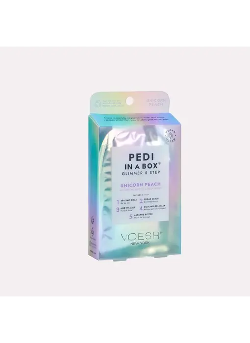 Pedi in A Box Glimmer 5 Step Unicorn Peach