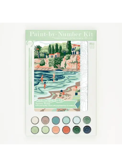 Riviera Romp Paint-By-Number Kit