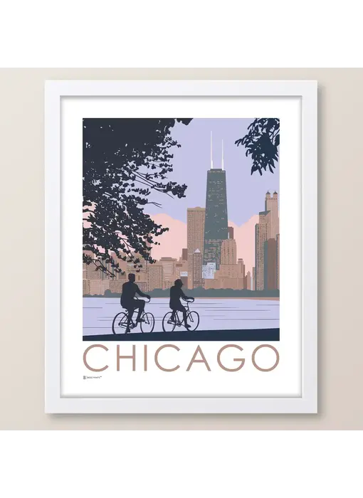 Chicago Lakefront Illinois Print 8 x 10 inches