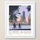 Chicago Lakefront Illinois Print 8 x 10 inches