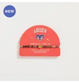 Geo Central Aries Mini Zodiac Bracelet – 4mm Crystal Beads Geo Central Aries Mini Zodiac Bracelet – 4mm Crystal Beads