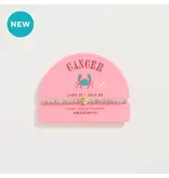 Zodica Cancer Mini Zodiac Bracelet – 4mm Crystal Beads