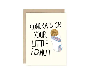 Little Peanut New Baby Card