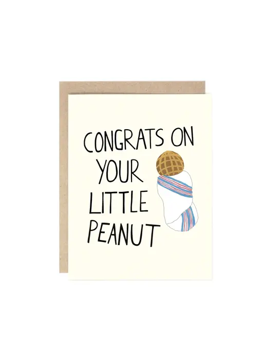 Little Peanut New Baby Card