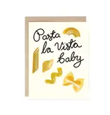 Drawn Goods Pasta La Vista Baby Pun Card