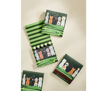 Puppy Pals Printed 10 Stem Matchbook