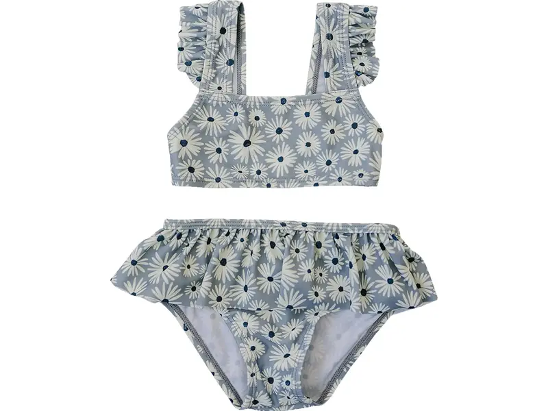 Mebie Baby Daisy Ruffle Bikini Set