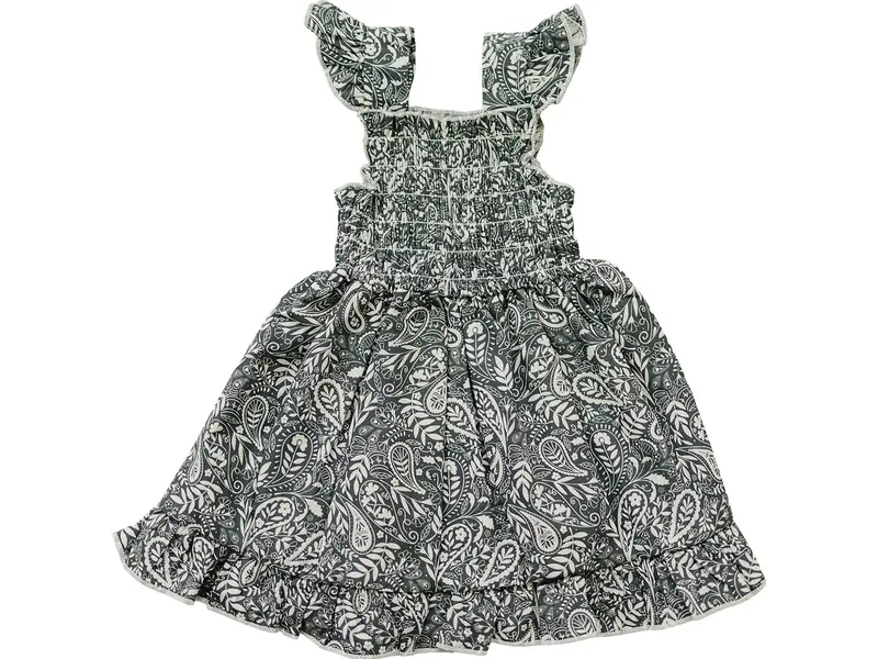 Mebie Baby Paisley Smocked Dress