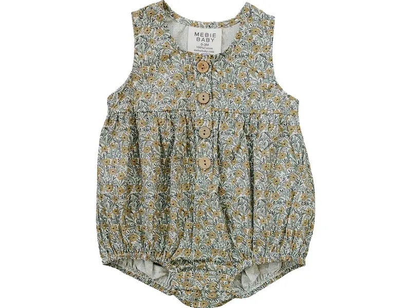 Mebie Baby Golden Meadow Bubble Romper