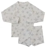 Mebie Baby Star Fish Long Sleeve Swim Set