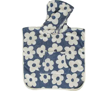 Floral Organic Cotton Beach Poncho (3-6 Y)