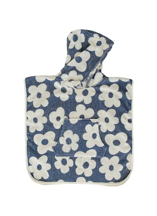 Floral Organic Cotton Beach Poncho (3-6 Y)